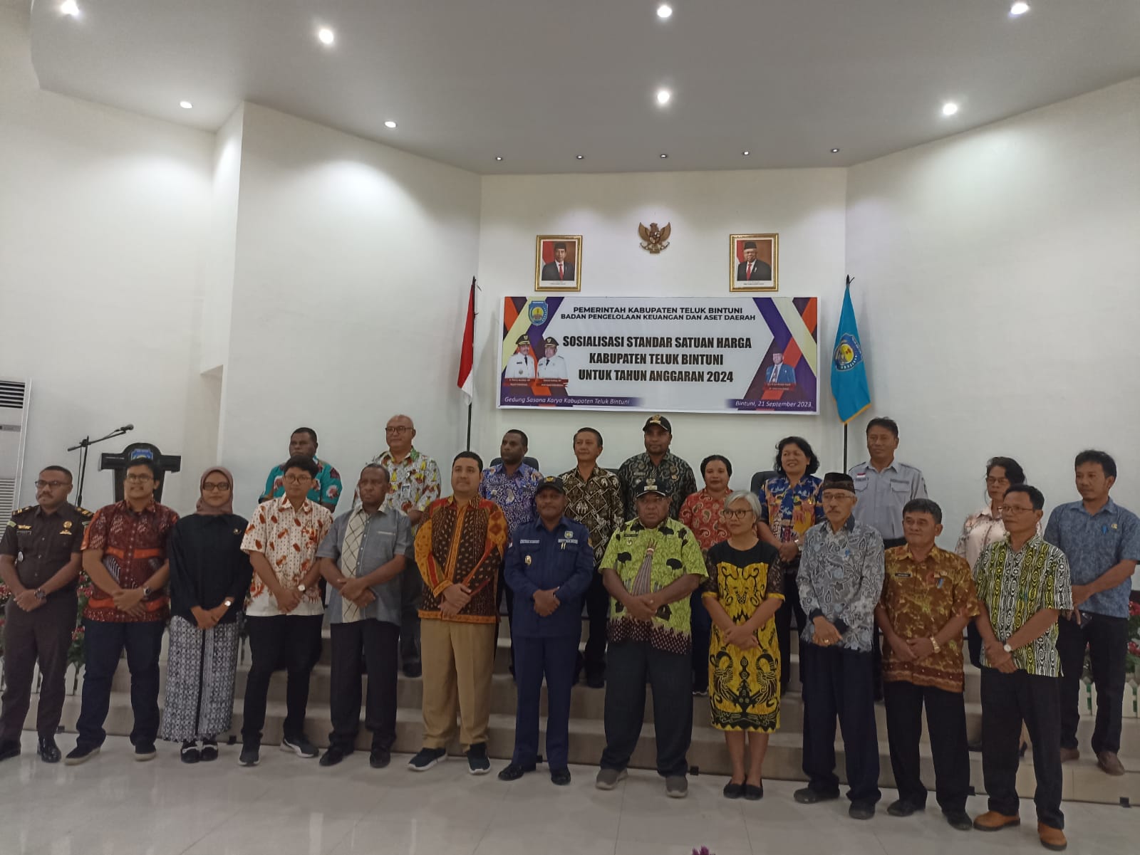 Bupati Kasihiw berharap Bintuni Bisa Mewujudkan SSH Yang Baku di Tahun 2024