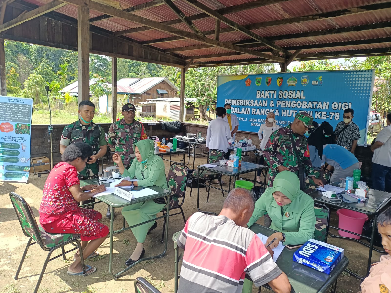 Bhakti Sosial Kesehatan Dalam rangka HUT TNI ke 78 Tahun 2023