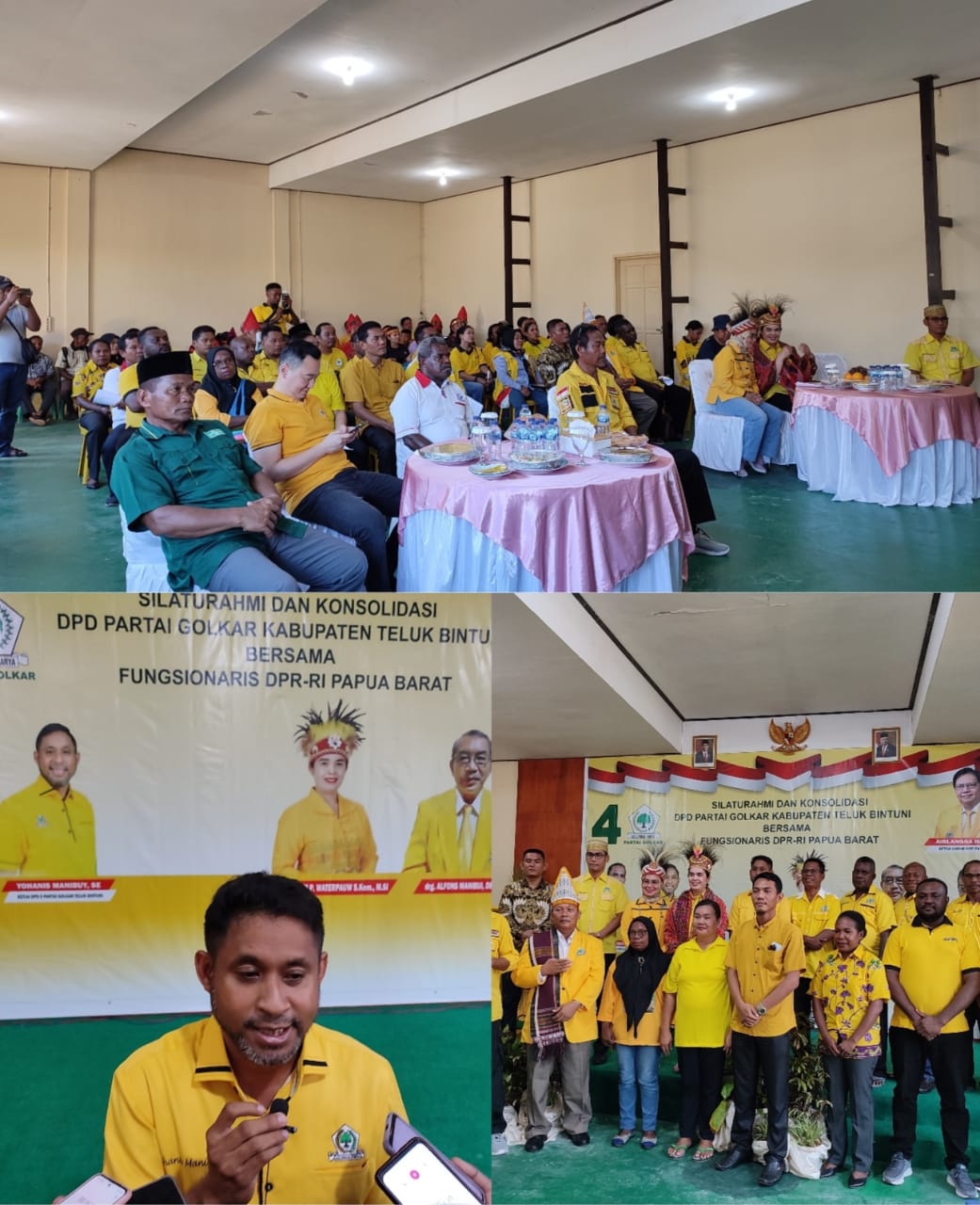 DPD Golkar Teluk Bintuni Gelar Konsolidasi dan Silaturahmi, Bersatu Mewujudkan Target