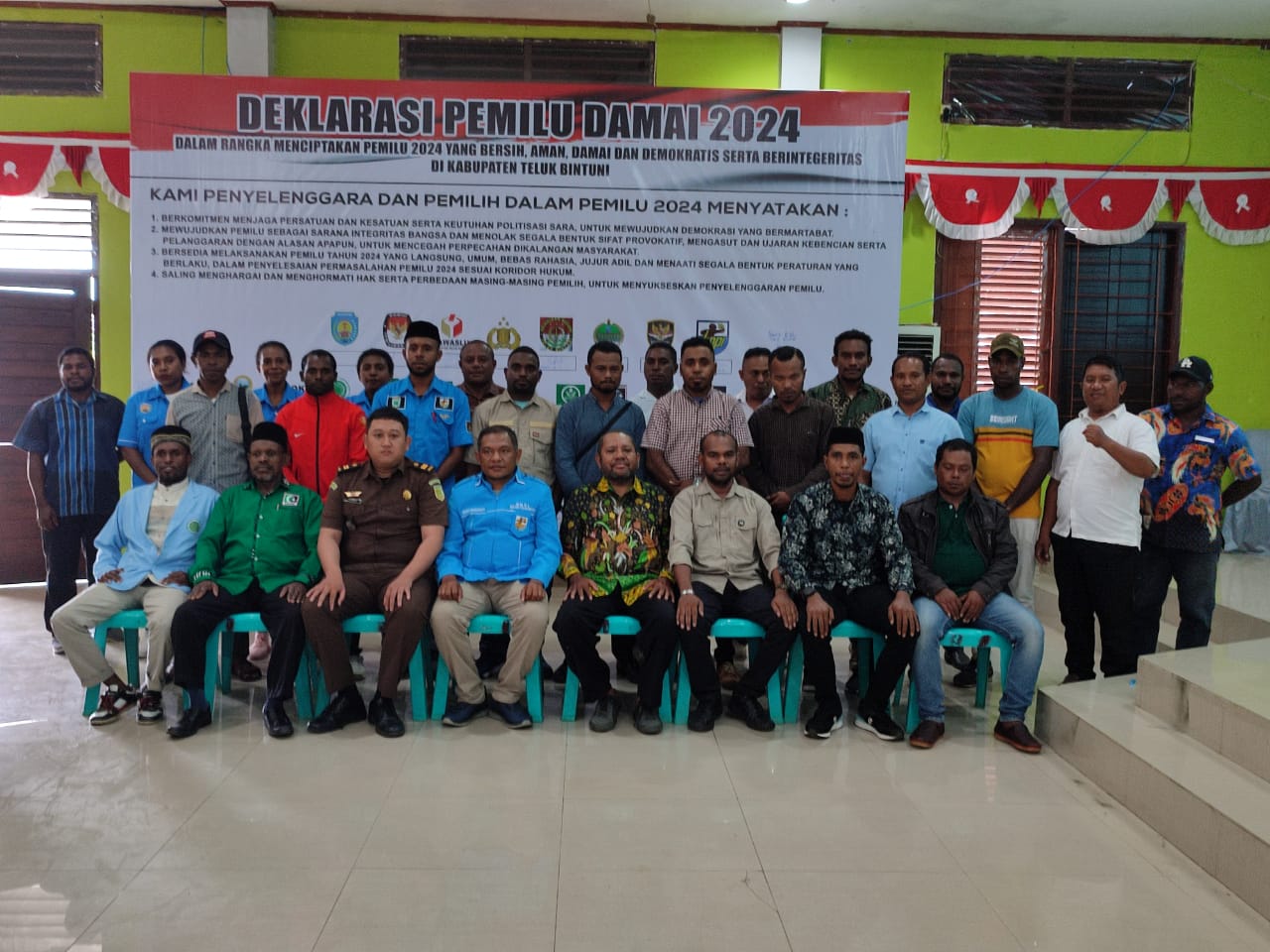 Gelar Sosialisasi Pemilu Damai 2024,Ketua KNPI Teluk Bintuni, Kenny : Ciptakan Pemilu Berkualitas