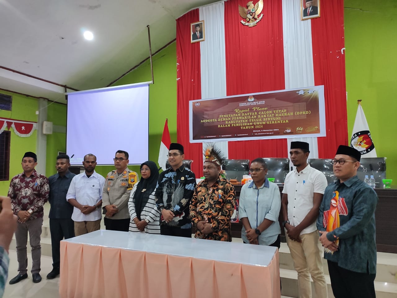 KPU Teluk Bintuni Tetapkan DCT 278 Caleg DPRD Pemilu 2024