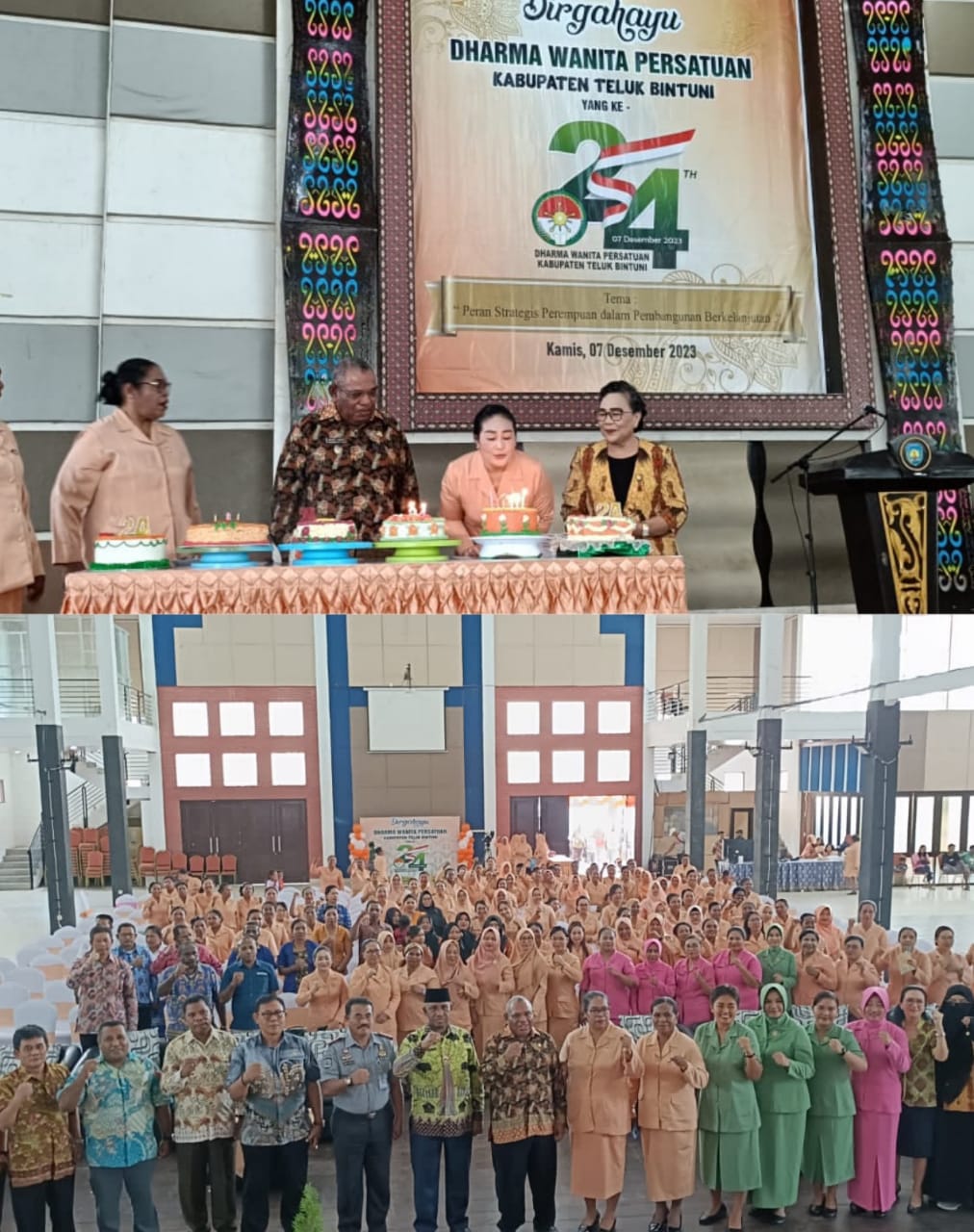 Puncak HUT DWP Teluk Bintuni Sukses Digelar