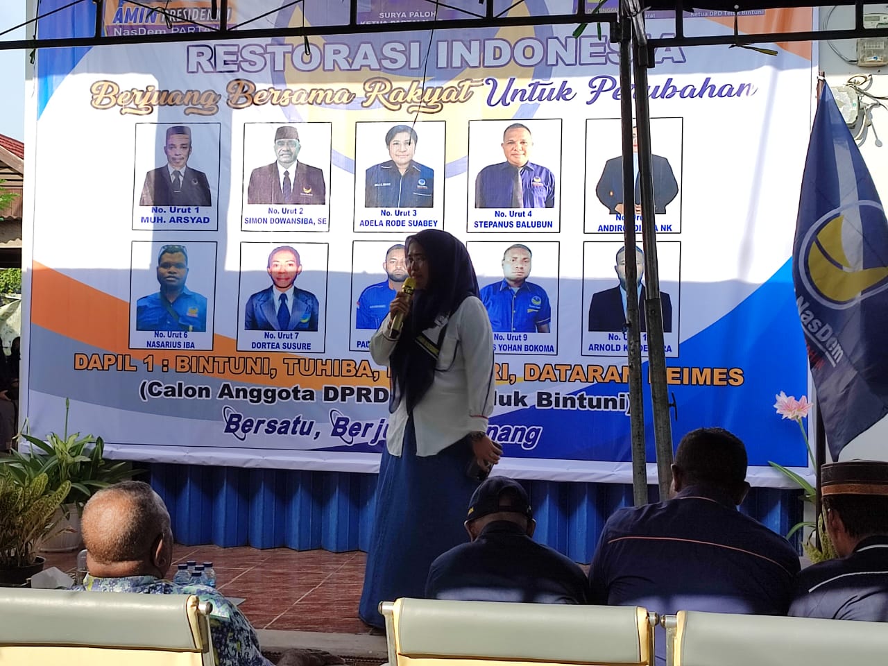 Target Kemenangan Partai Nasdem Teluk Bintuni 10 Kursi