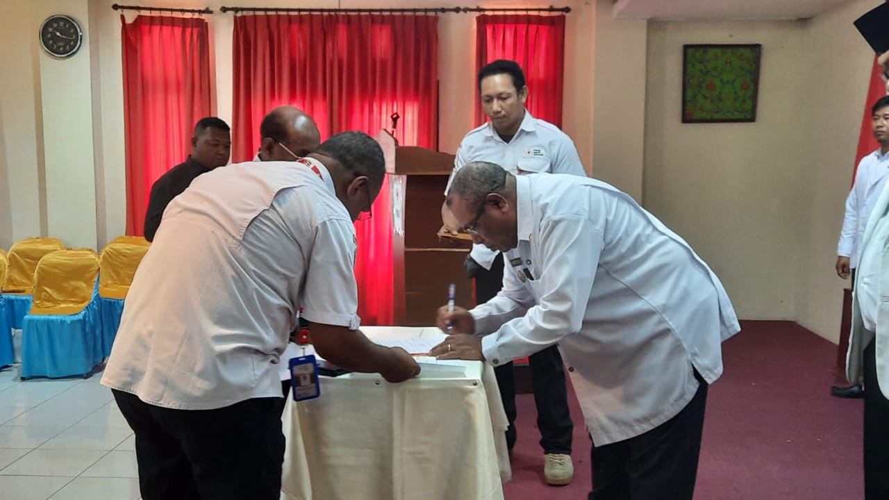 Pengurus PMI Kabupaten Teluk Bintuni Periode 2023-2028 Dilantik