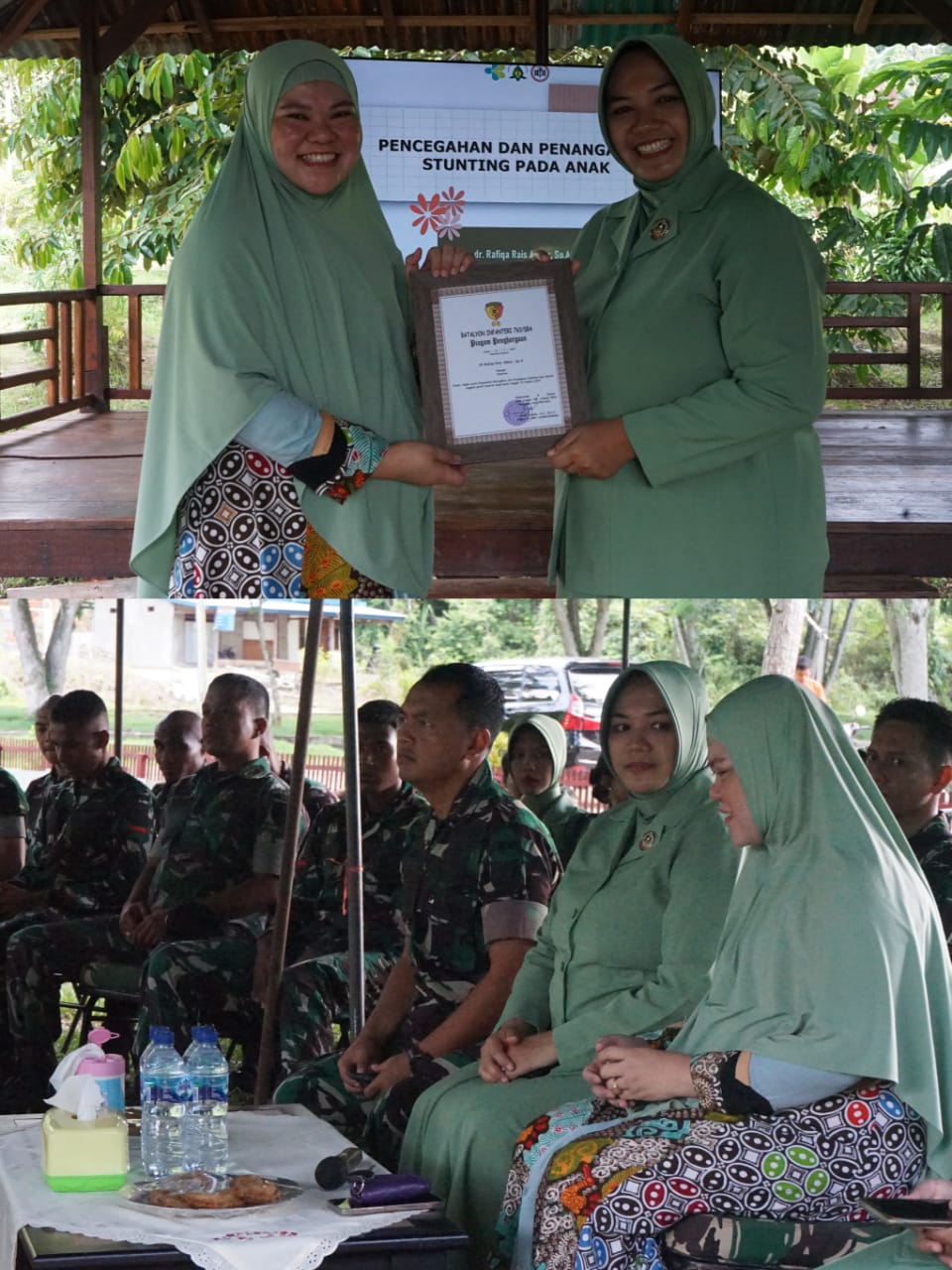 Persit Kartika Candra Kirana Ranting 3 Yonif 763/SBA Gelar Penyuluhan Pencegahan Stunting