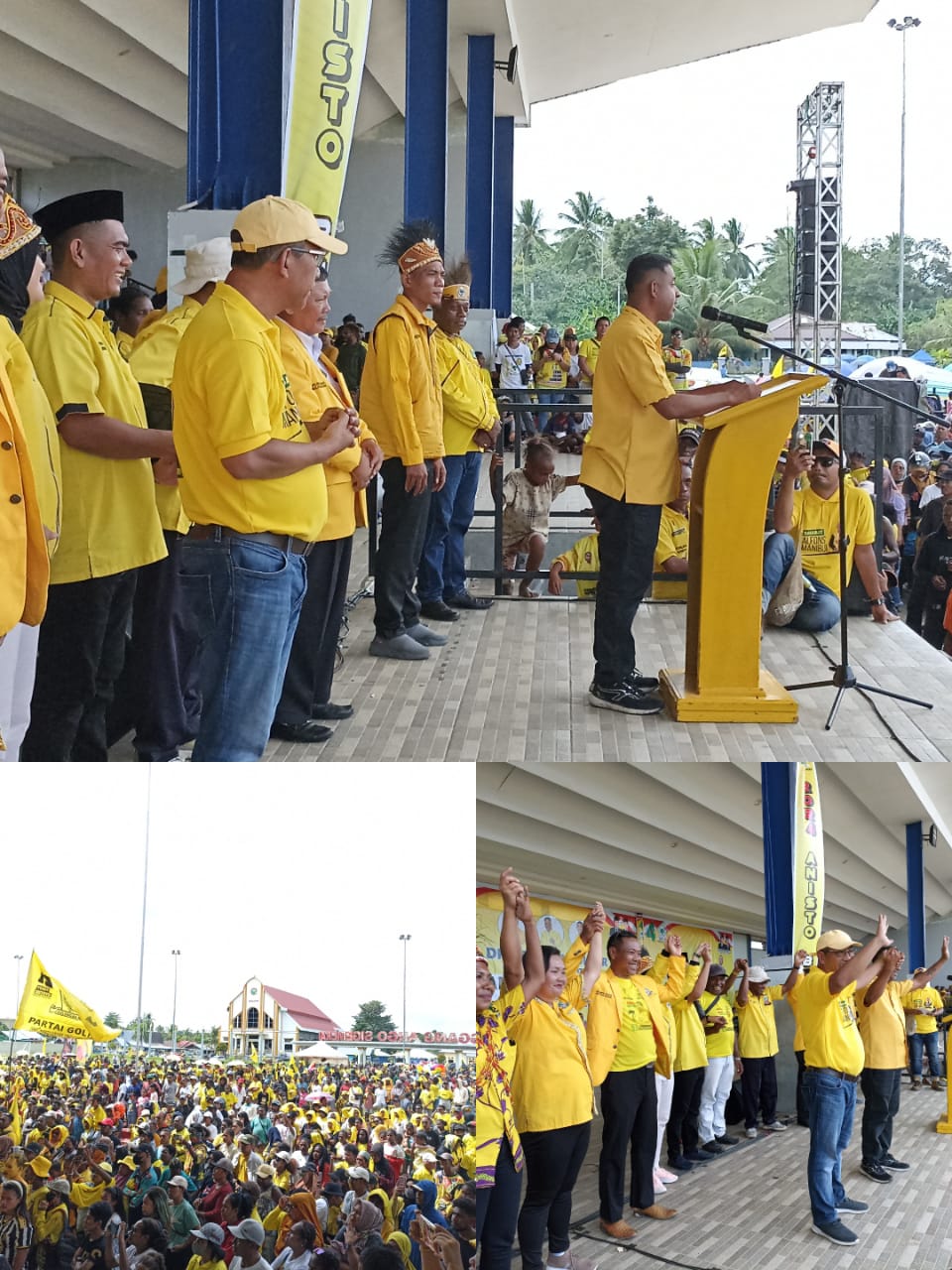 Bintuni Lumbung Suara Golkar, Anisto; Coblos Capres Cawapres Nomor Urut 2