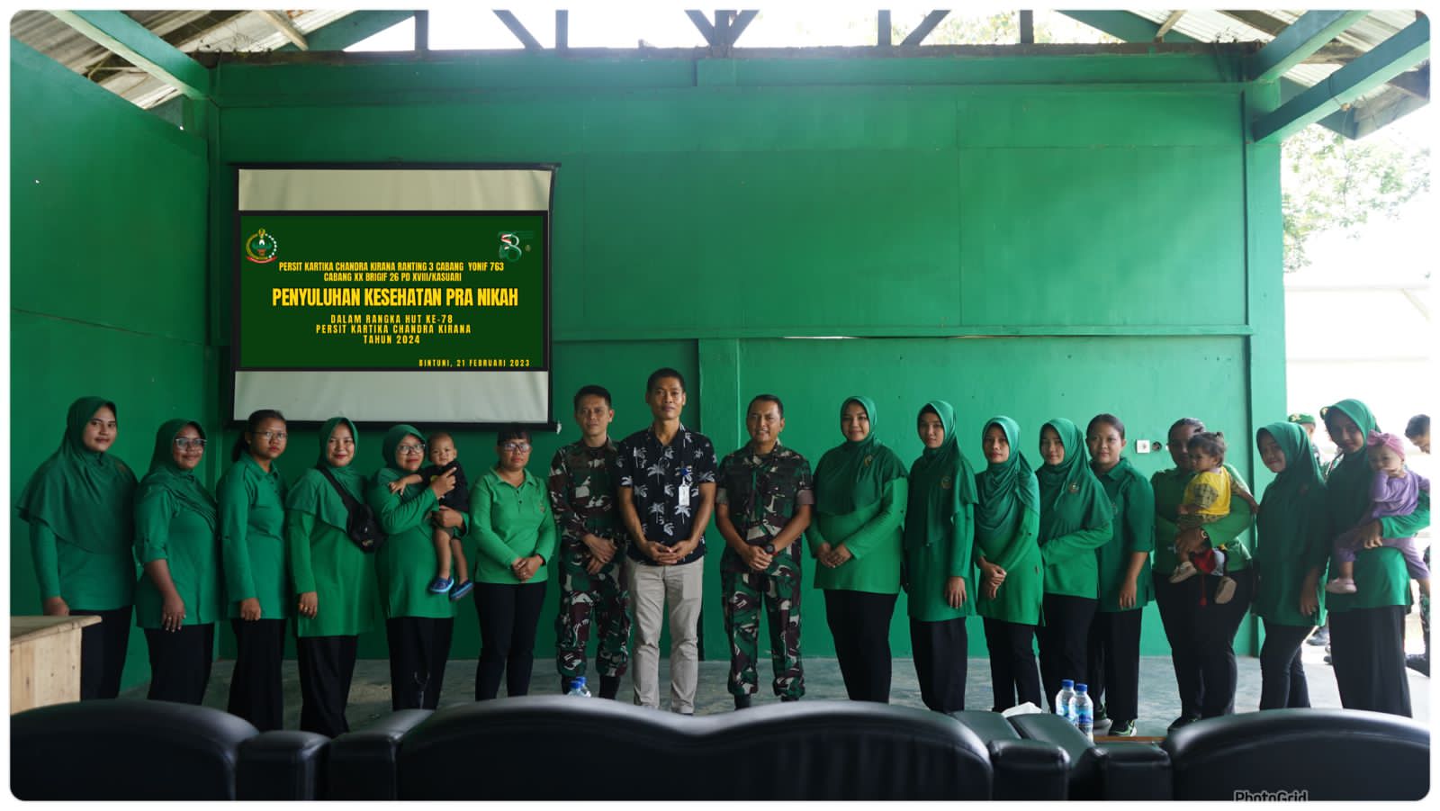 Sosialisasi Pranikah Bagi Prajurit Dan Persit di Wilayah Yonif 763 SBA